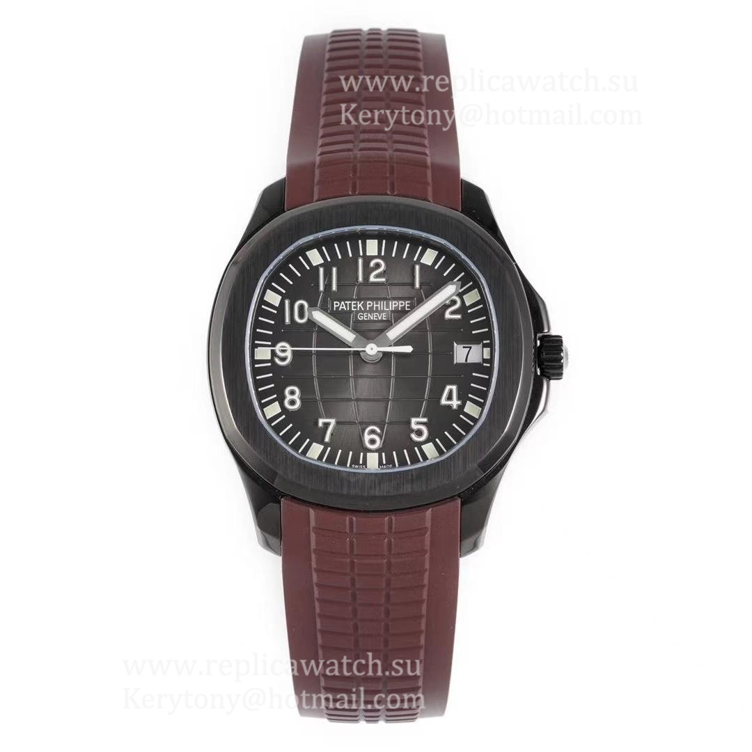 Best Price Pat*k Phi1i*pe Aquanaut 5167 ZF PVD Black Dial Brown Strap 324 SC (Free Box)