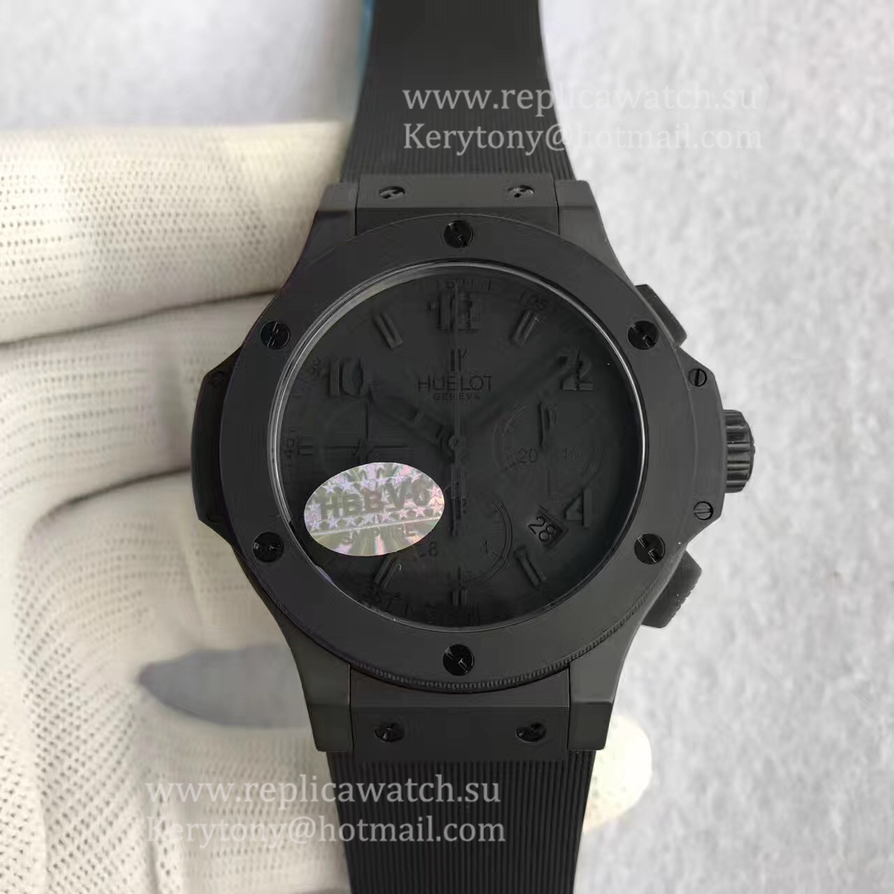 Perfect Replica Hublot Big Bang All Black 301.CI.1110.CI HBB V6F Ceramic Black Dial HUB4100