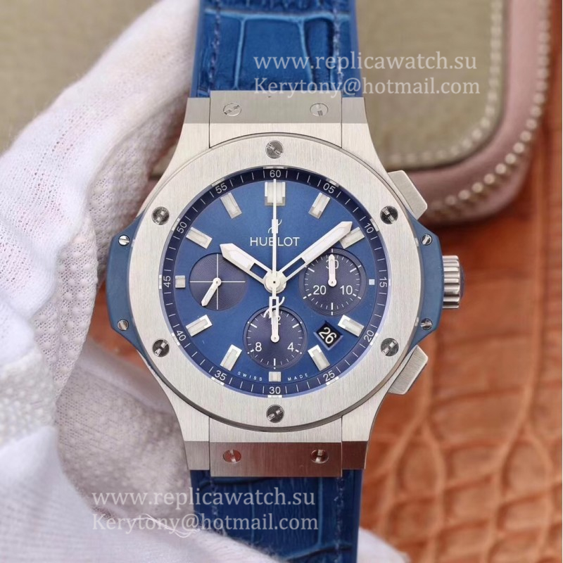 Shop Hublot Big Bang Steel Blue 301.SX.7170.LR HBB V6F SS Blue Dial HUB4100
