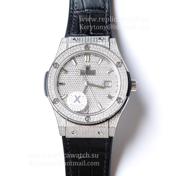 Replica Hublot Classic Fusion 511.NX.1170.LR 45mm XF SS & D1am0nd D1am0nd Dial M8215