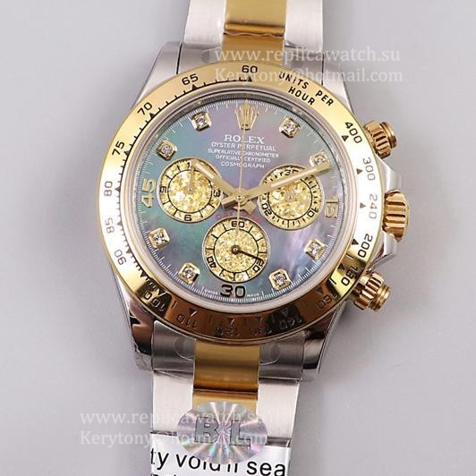 Shop R01ex Daytona  116503 BLF SS & Yellow Gold MOP Dial 4130