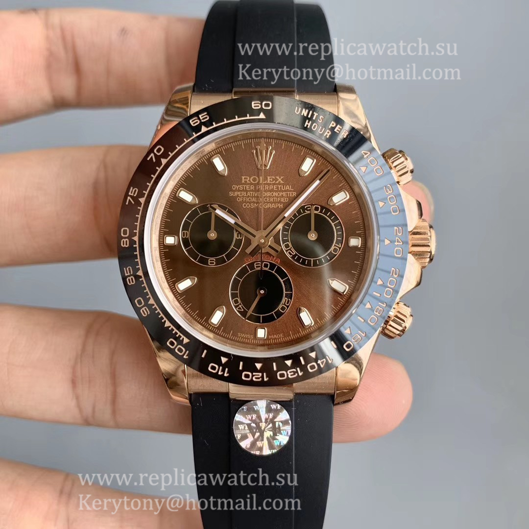 Best Price R01ex Daytona  116515 LN WF 18K Rose Gold Chocolate Dial 7750
