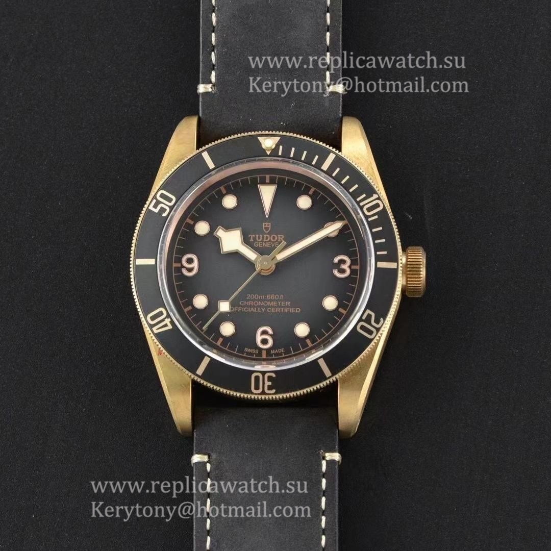Fake Tudor Heritage Black Bay Bronze XF V3 Bronze Anthracite Dial MT5601 (Free Strap)