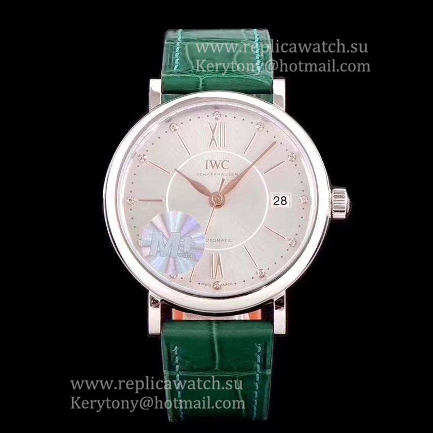 Replica IWC Portofino Automatic 37 IW458101 M+F SS Silver Dial 35111