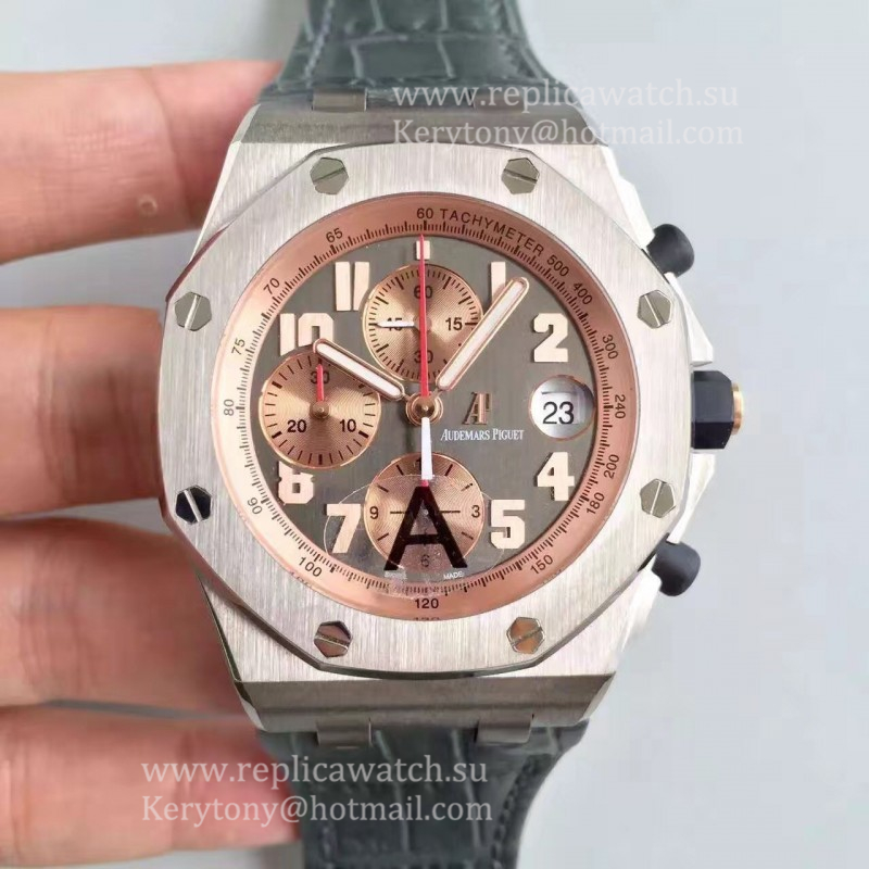 Shop Audemars P1g*et Royal Oak Offshore Pride Of Indonesia 26179IR.OO.A005CR.01 JF V2 Titanium Anthracite Dial 7750