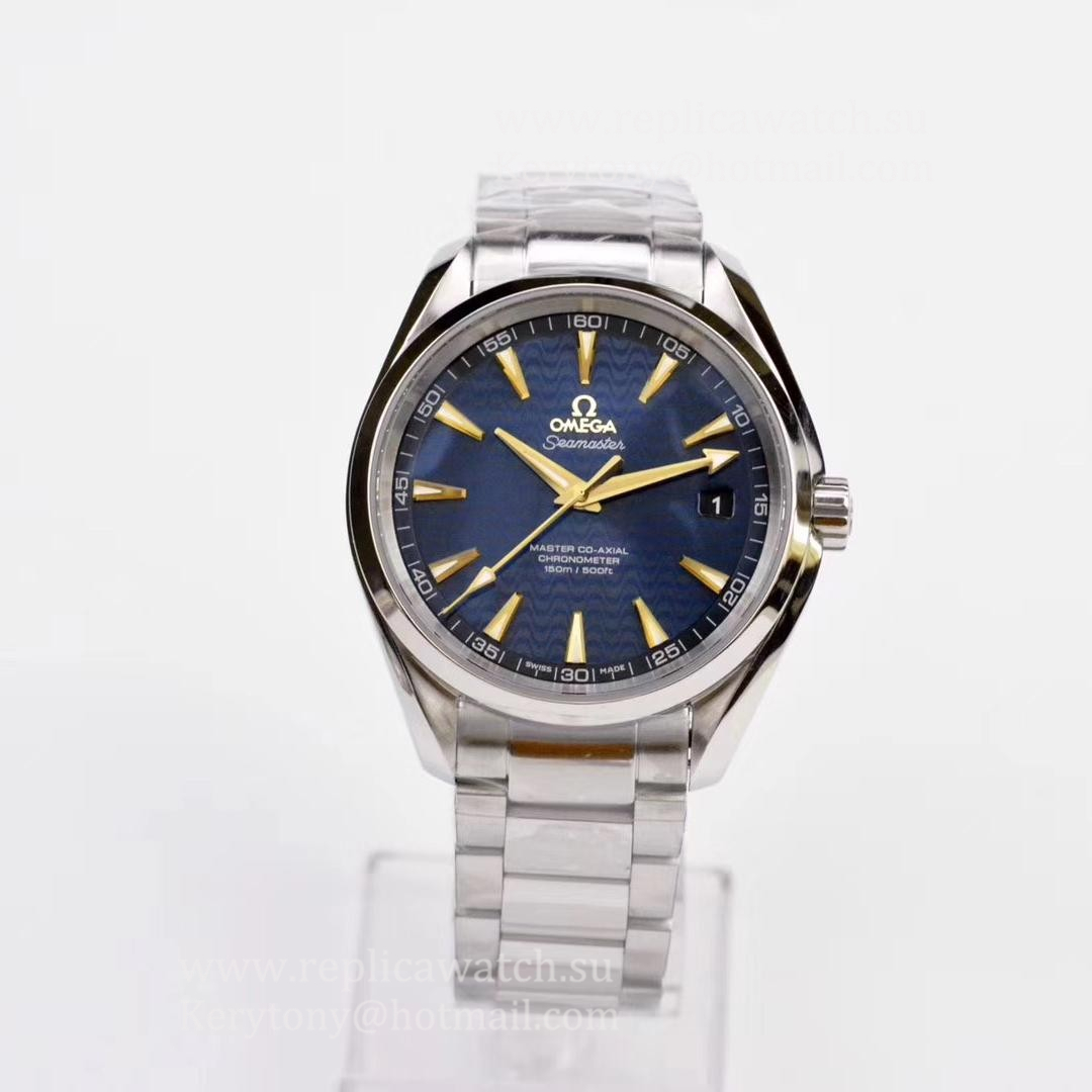 Perfect Replica 0me*ga De Ville 42mm Chrono Rose Gold Black Dial 9301