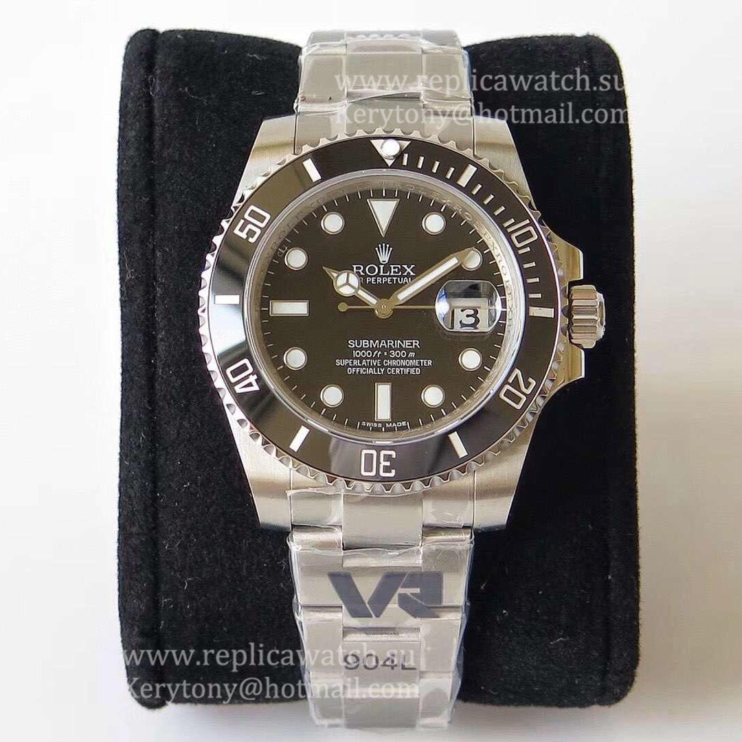 Best Price R01ex Submariner Date 116610 LN VRF V3 SS 904L Black Dial 3135 (CF Bezel)