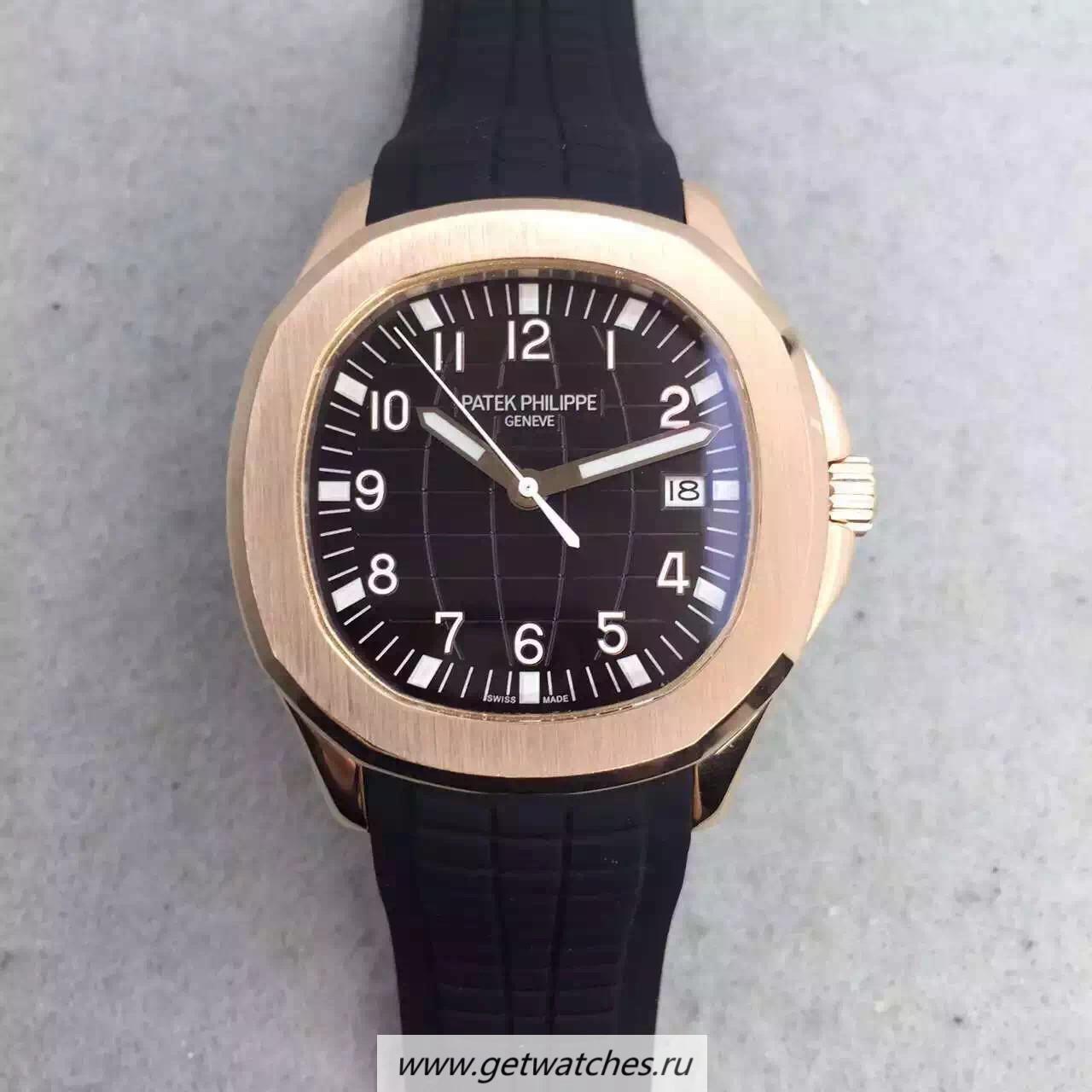Perfect Replica Pat*k Phi1i*pe Aquanaut Jumbo 5167R-001 MKF Rose Gold Brown Dial 324SC