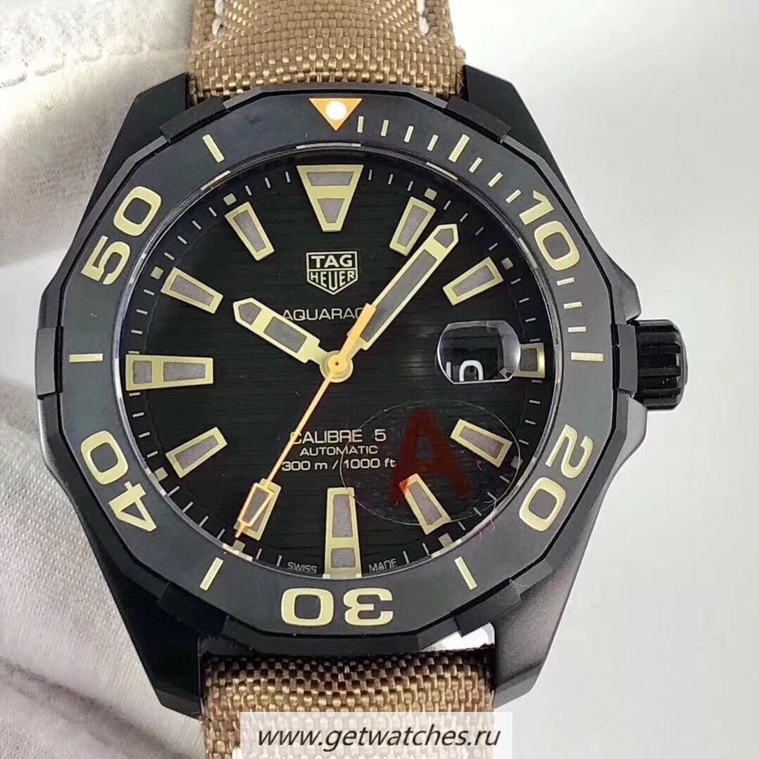 Perfect Replica Tag Heuer Aquaracer 500M Calibre 5 SS White Dial Calibre 5