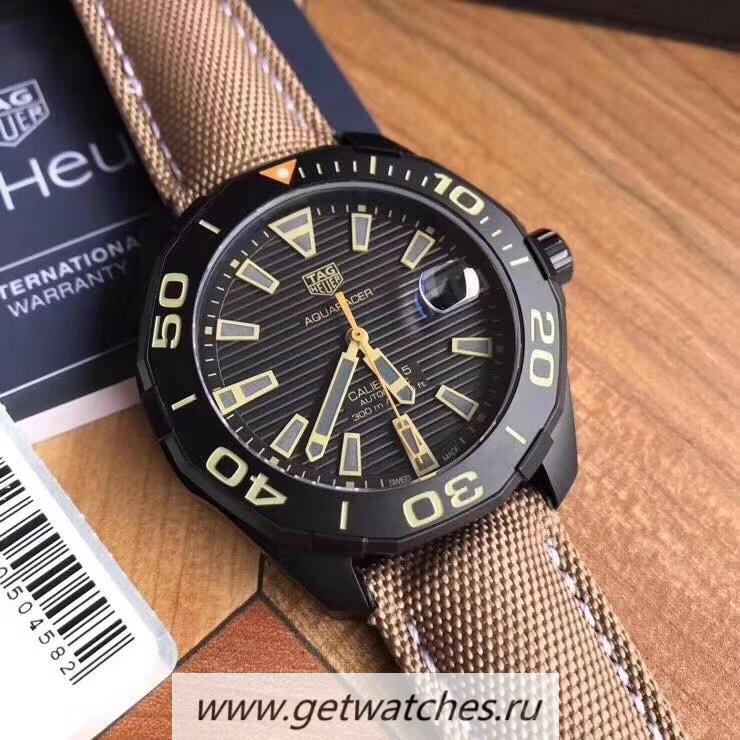 Shop Tag Heuer Aquaracer 500M Calibre 5 SS White Dial Calibre 5