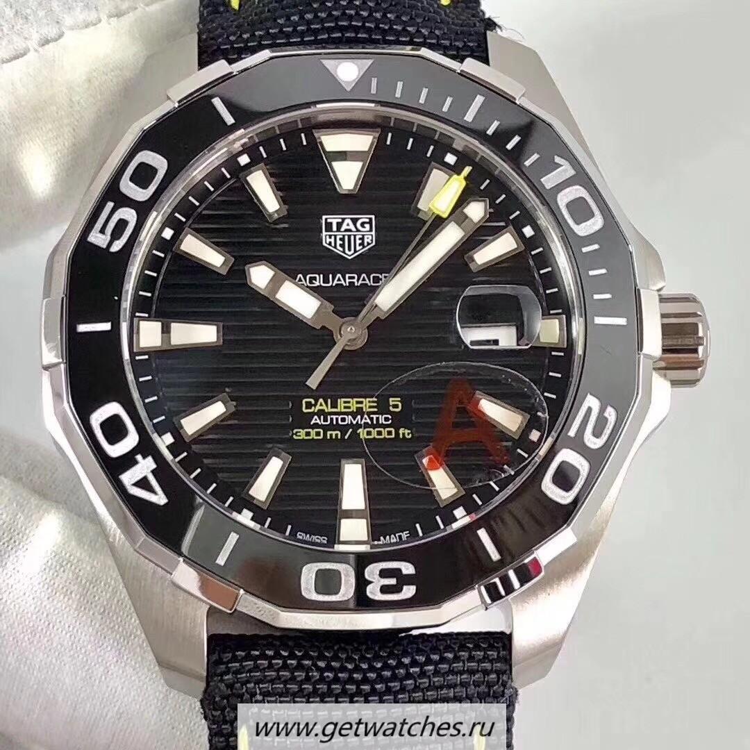 NEW Replica Tag Heuer Aquaracer Calibre 5 WAY201B.BA0927 KORF SS Blue Dial SW200