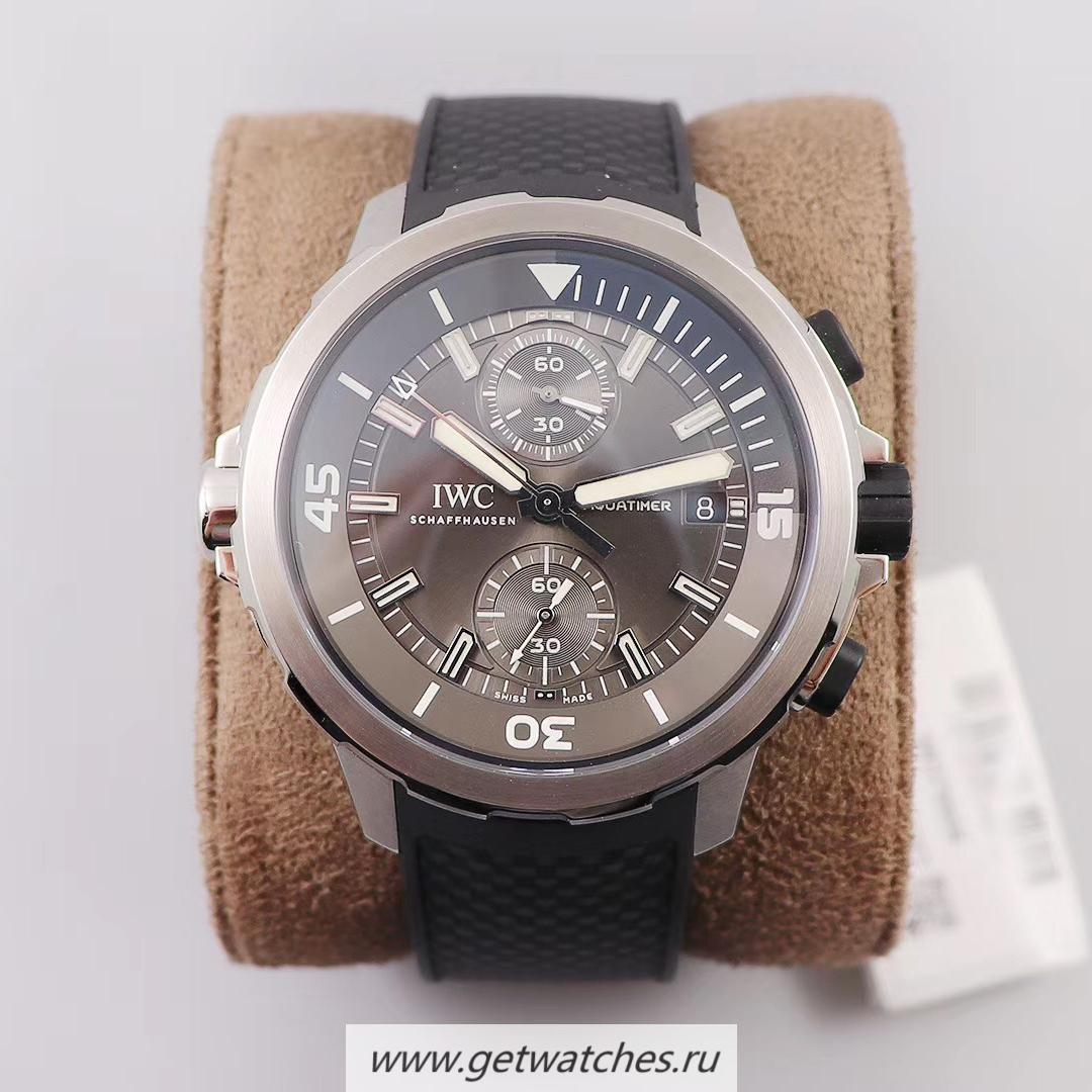 Perfect Replica IWC Aquatimer Chrono IW376804 V6F SS Anthracite Dial 7750
