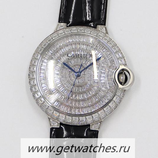 Copy Ca*t1er Ballon Bleu 42mm CF SS & D1am0nd D1am0nd Dial M9015