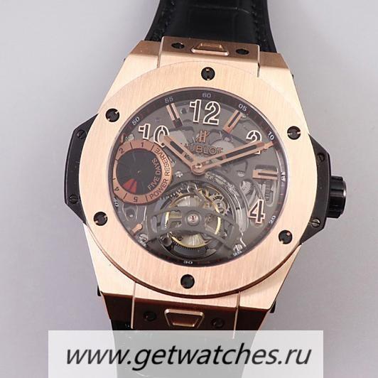 Best Price Hublot Big Bang Tourbillon King 45mm MJF Rose Gold Skeleton Dial Tourbillon