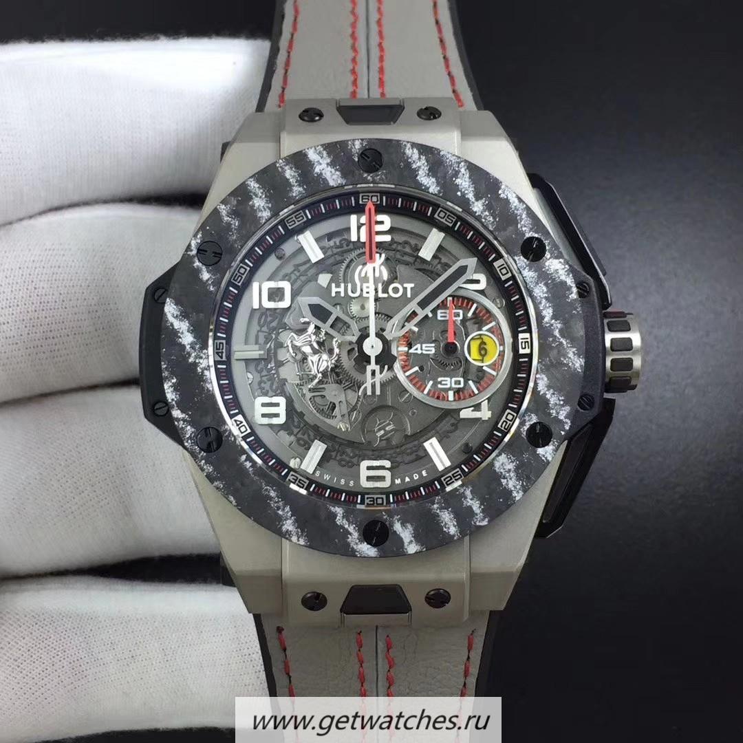 High Quality Hublot Big Bang Unico Ferrari V6F Titanium Grey Dial HUB1241