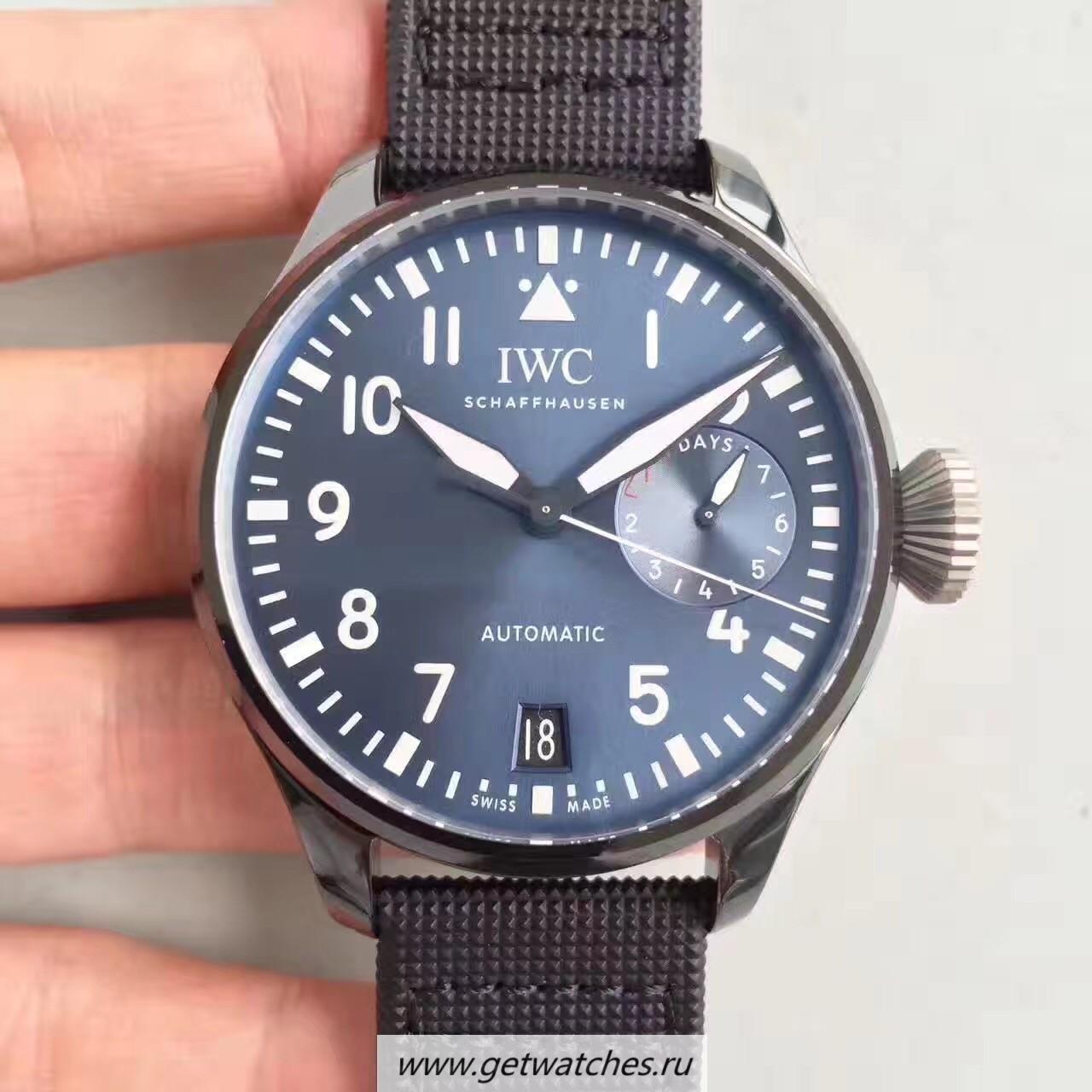 Fake IWC Big Pilot Edition Boutique Rodeo Drive IW502003 ZF V2 Ceramic Blue Dial 51111