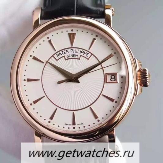 Fake Pat*k Phi1i*pe Calatrava 5153 Rose Gold White Dial 324SC