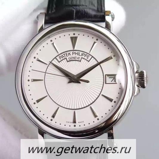 Shop Pat*k Phi1i*pe Calatrava 5153 SS White Dial 324SC