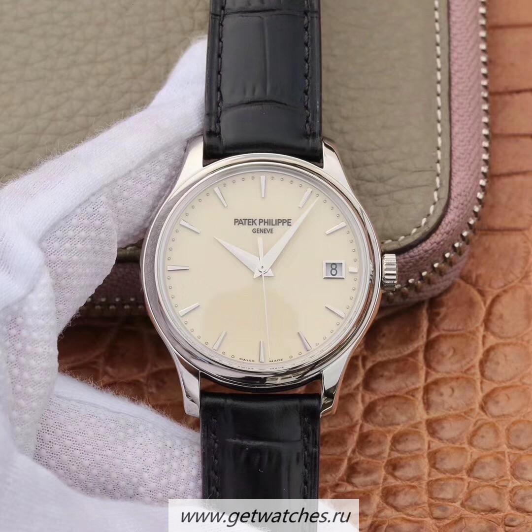 Replica Pat*k Phi1i*pe Calatrava 5227 ZF SS Beige Dial 324SC