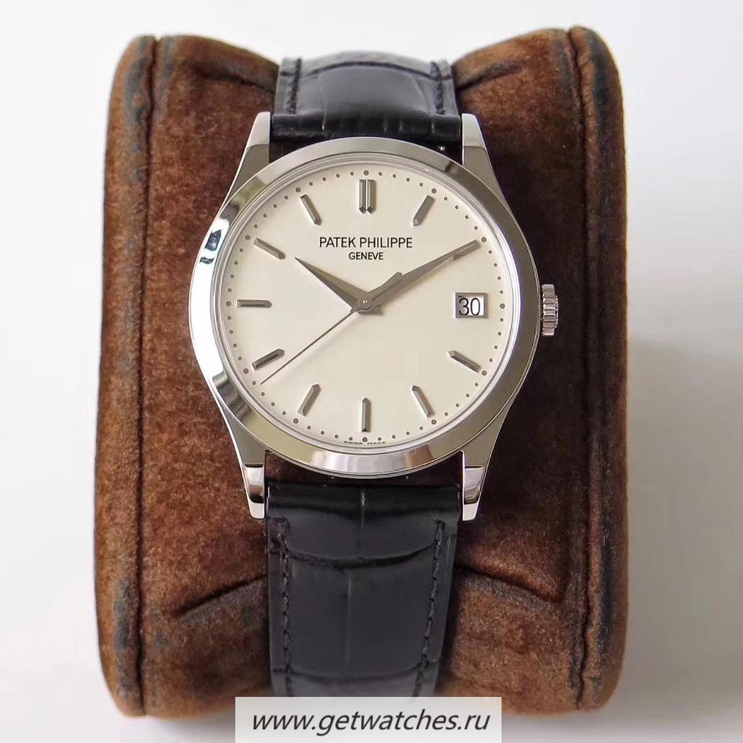 Replica Pat*k Phi1i*pe Calatrava 5296G-010 ZF SS Beige Dial 324SC