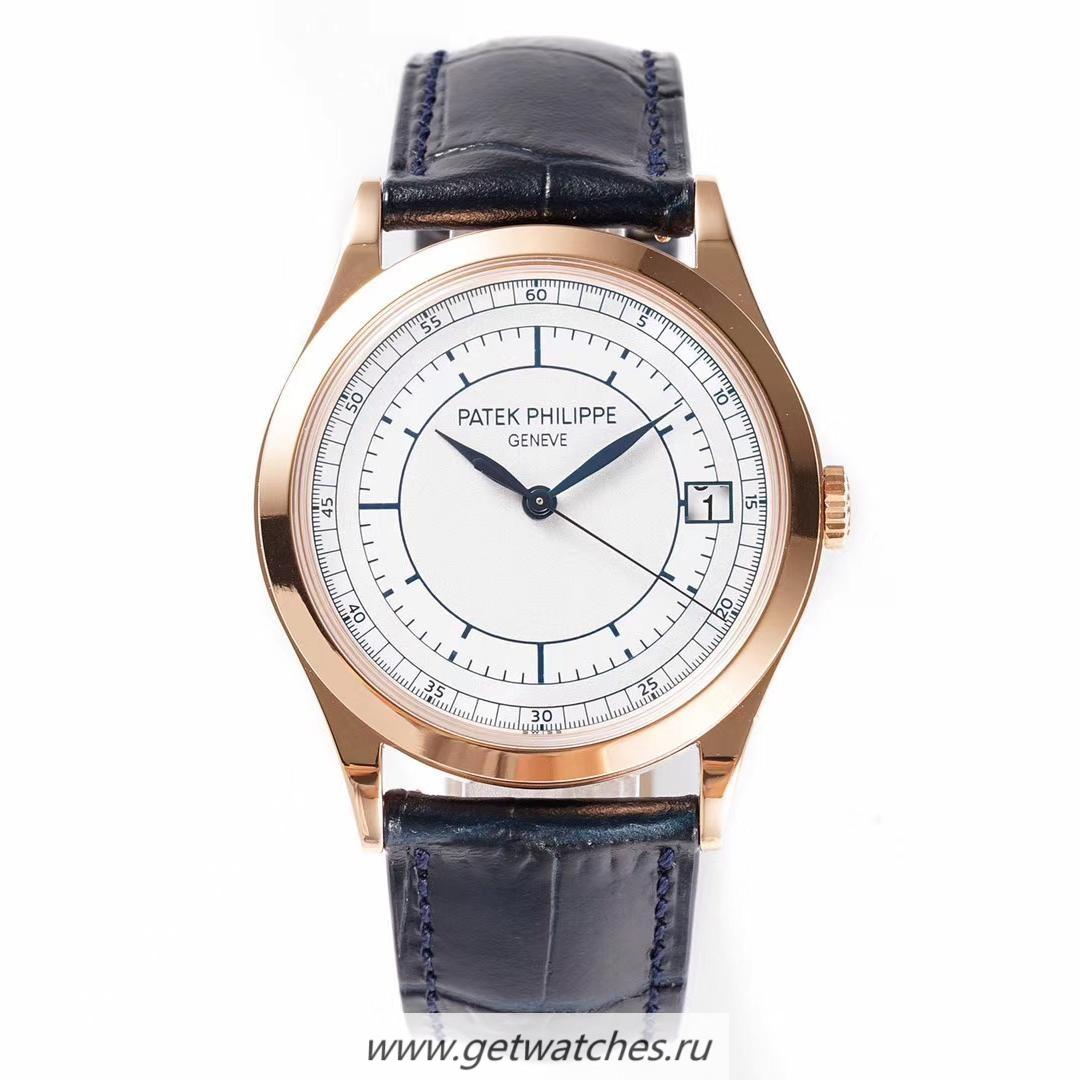 NEW Replica Pat*k Phi1i*pe Calatrava 5296R ZF V3 Rose Gold White Dial 324SC