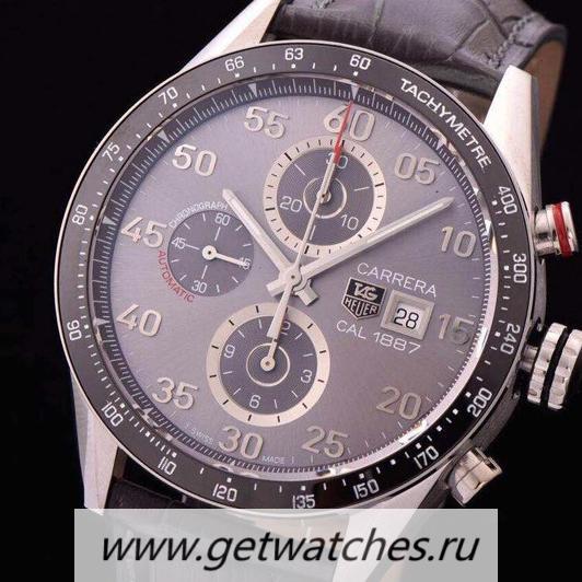 High Quality Tag Heuer Carrera Calibre 16 CV2A10 SS Black Dial Calibre 16