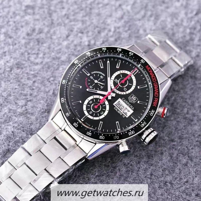 NEW Replica Tag Heuer Carrera Calibre 16 CV2A10 SS Carbon Fiber Dial Carbon Fiber Strap Calibre 16