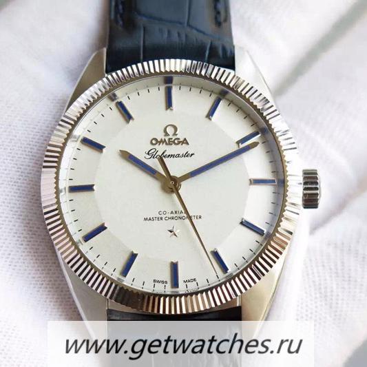 Fake 0me*ga Seamaster Planet Ocean Chrono 45mm SS Black Dial 7750