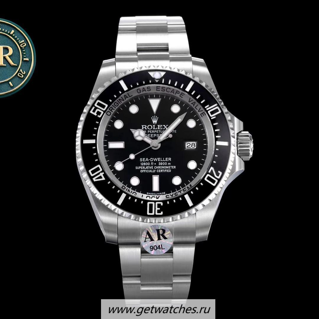 Fake R01ex DEEPSEA 116660 ARF V2 SS 904L Black Dial 3135