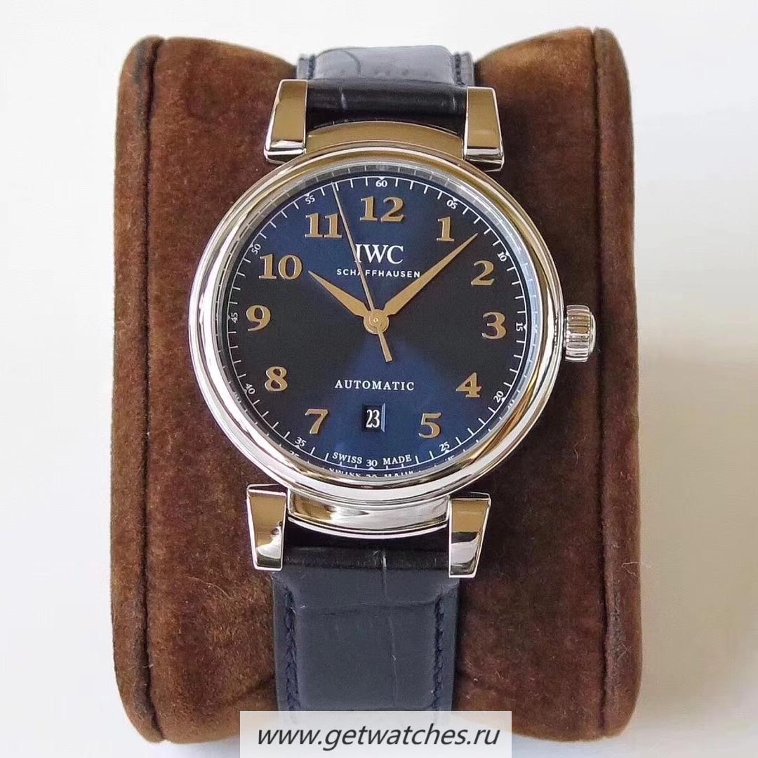 Replica IWC Da Vinci Automatic IW356601 MKF SS Blue Dial 2892
