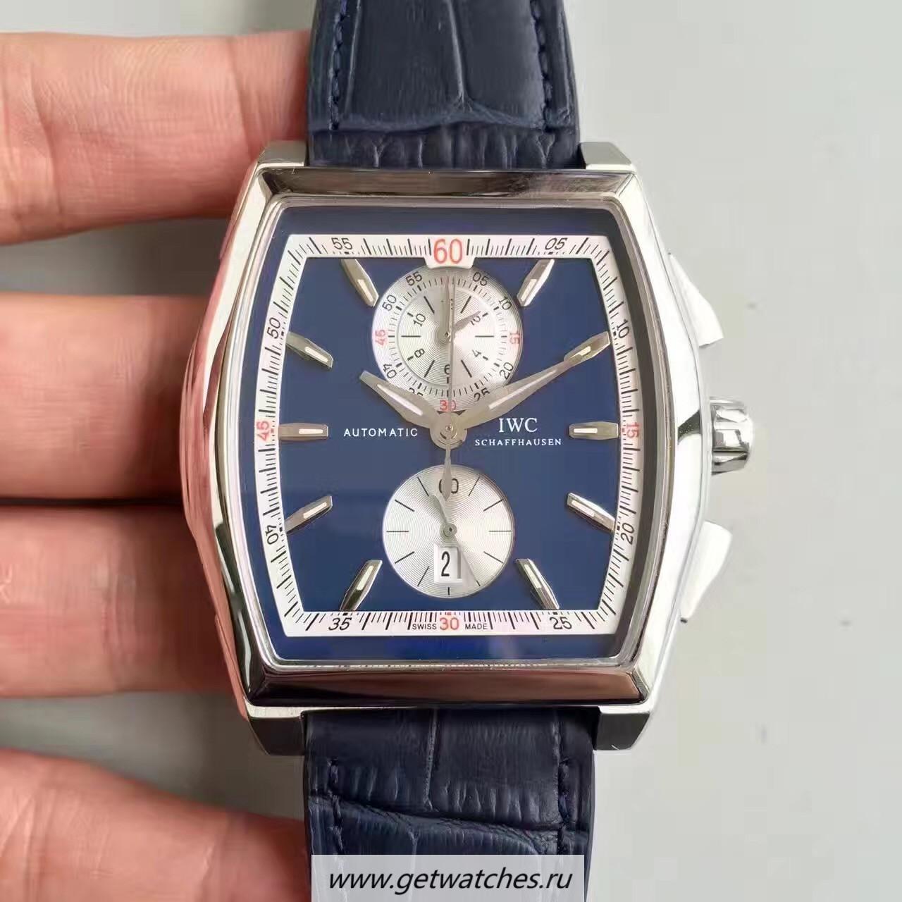 High Quality IWC Da Vinci Chrono IW376403 ZF SS Blue Dial 89361