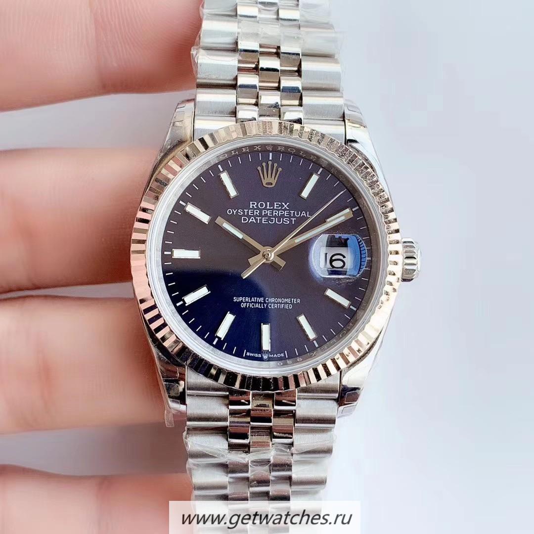 High Quality R01ex Datejust 36 126234 EWF SS 904L Blue Dial 3235