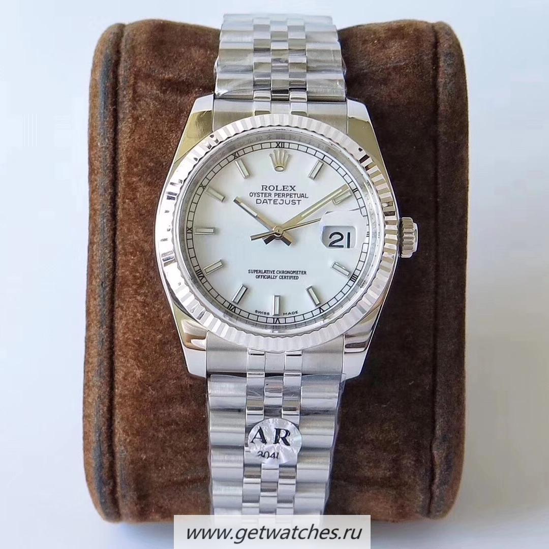 Best Price R01ex Datejust 36mm 116234 ARF V3 SS 904L White Dial 3135