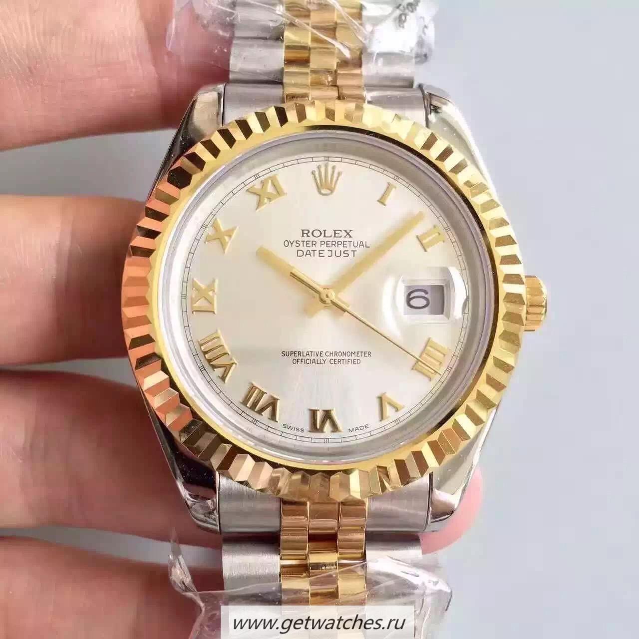 Copy R01ex Datejust 41 126333 41mm NF SS & Yellow Gold Rhodium Dial 2836