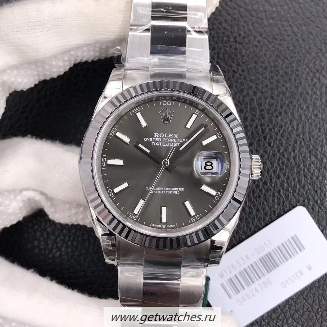 Shop R01ex Datejust 41 126334 VSF SS 904L Anthracite Dial 3235