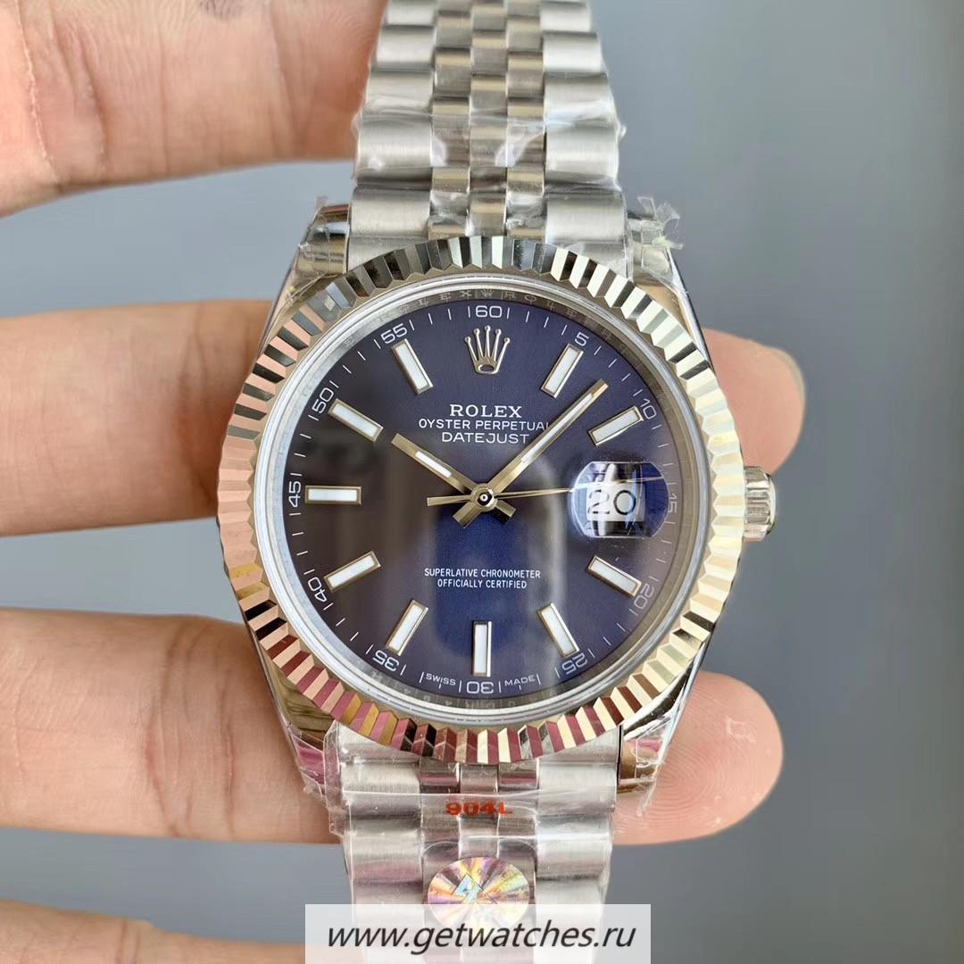 High Quality R01ex Datejust 41 126334 WF SS 904L Blue Dial 3235