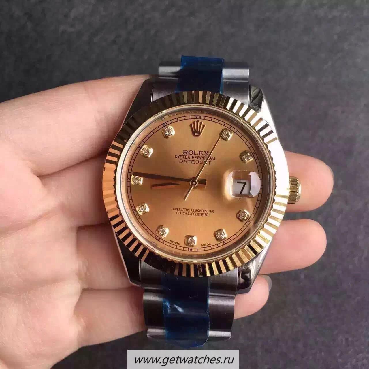 Best Price R01ex Datejust II 116520 41mm Noob Factory SS & Yellow Gold Champagne Dial 2836