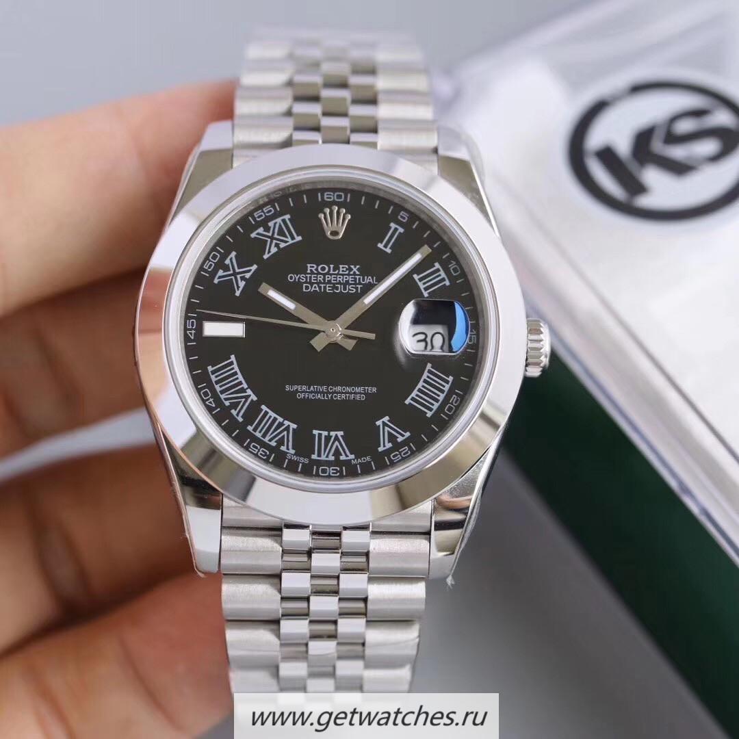 Copy R01ex Datejust II 126300 41mm KSF SS Black Dial 2836