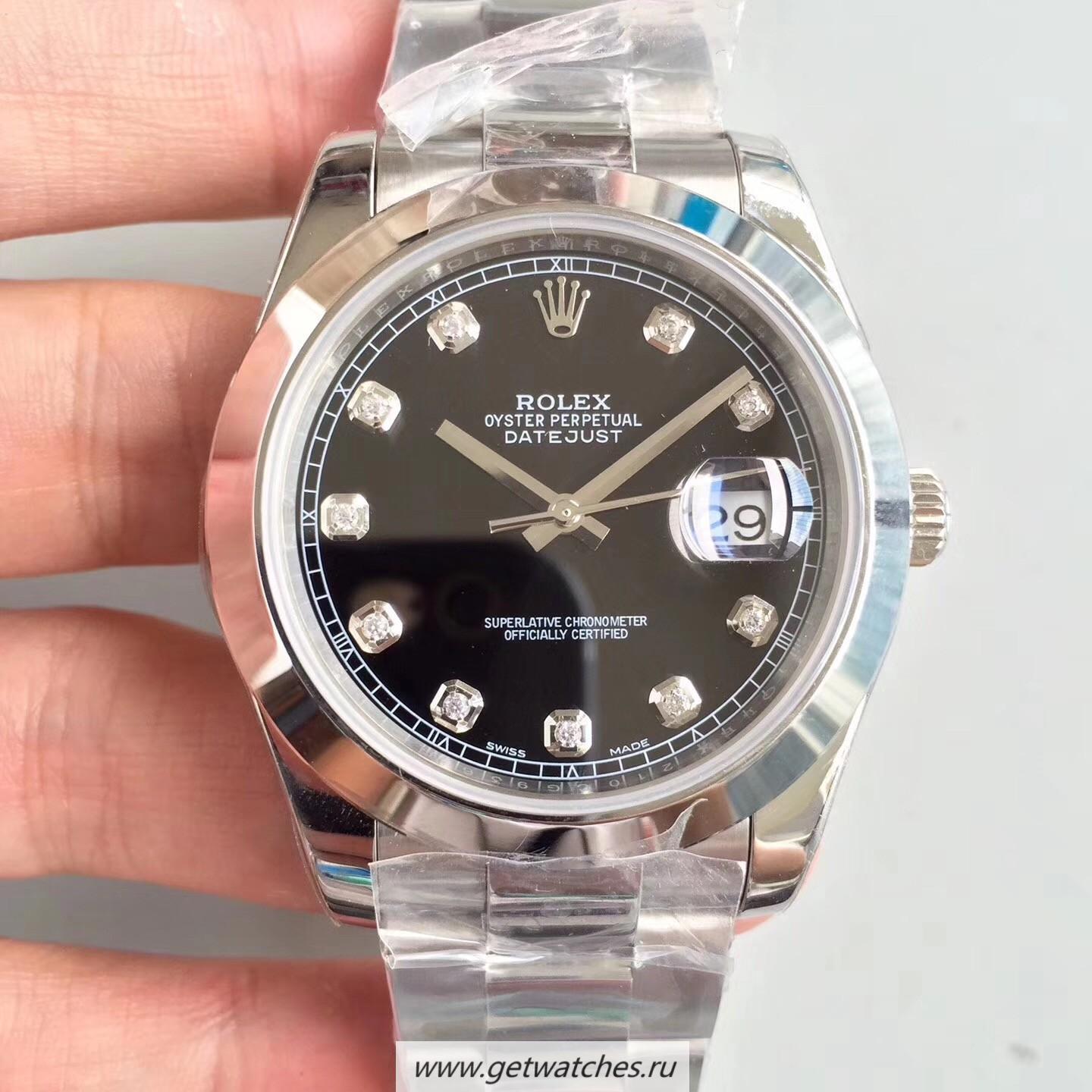 Perfect Replica R01ex Datejust II 126300 41mm Noob Factory SS Black Dial 3235