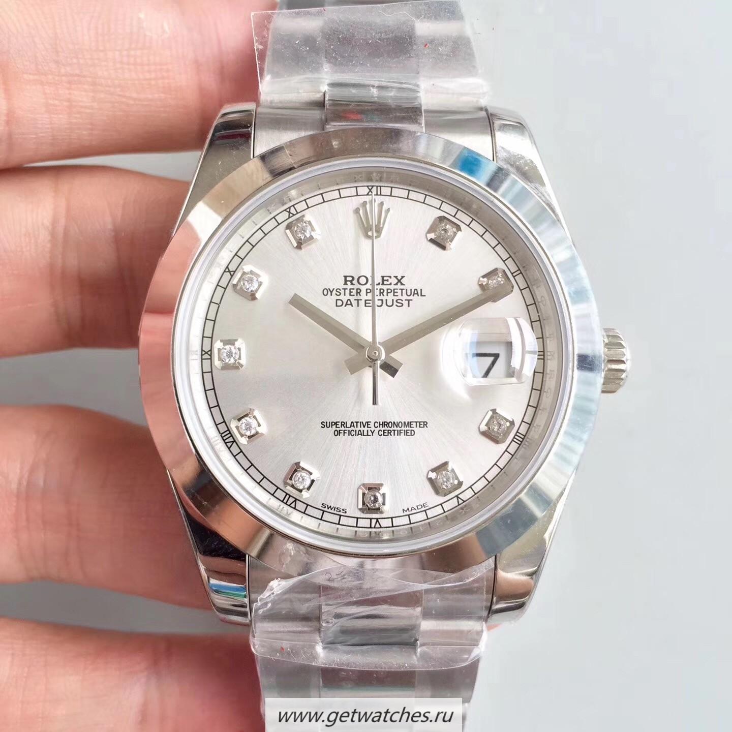 Fake R01ex Datejust II 126300 41mm Noob Factory SS Rhodium Dial 3235