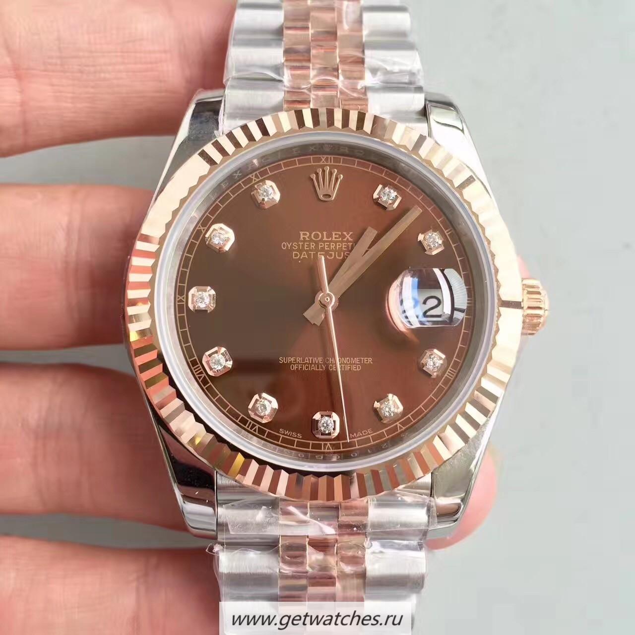 Best Price R01ex Datejust II 126331 41mm Noob Factory SS & 18K Rose Gold Wrapped Chocolate Dial 3235