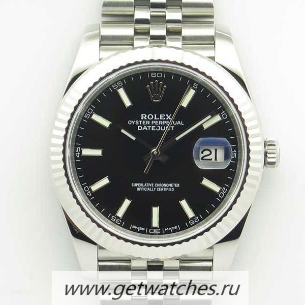 Replica R01ex Datejust II 126334 41mm Noob Factory SS Black Dial 3235