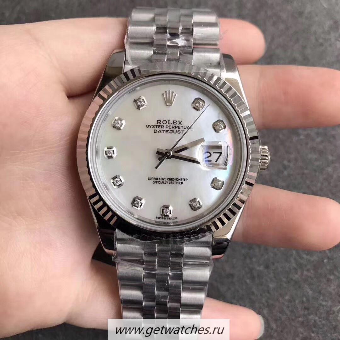 Replica R01ex Datejust II 126334 41mm Noob Factory SS Mother Of Pearl Dial 3235