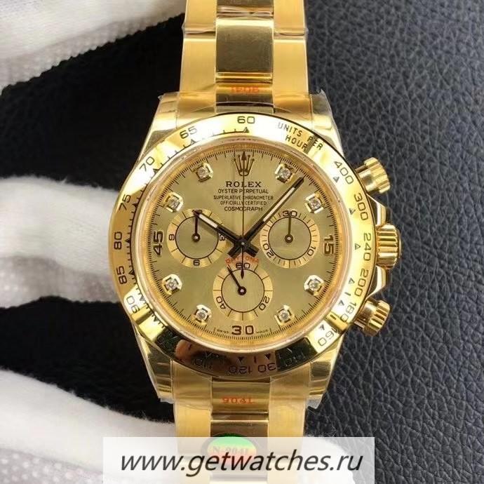 Best Price R01ex Daytona 116508 Noob Factory V3 Yellow Gold Plated SS 904L Champagne Dial 4130