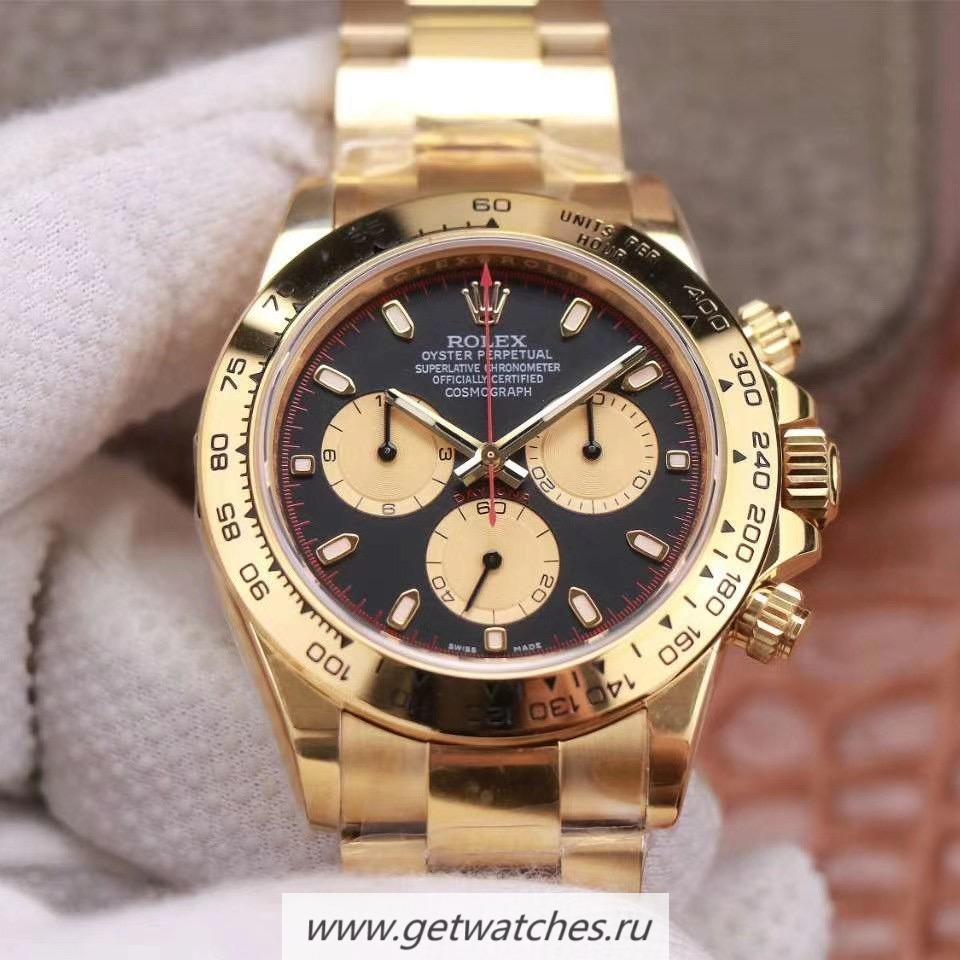 Best Price R01ex Daytona 116508 Paul Newman Noob Factory V3 Yellow Gold Plated SS 904L Black Dial 4130