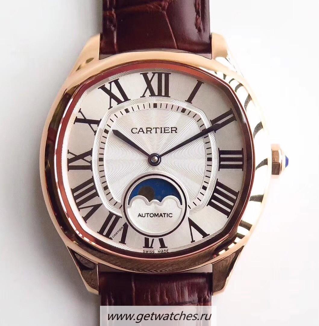 Shop Ca*t1er Drive Moonphase WGNM0008 Noob Factory Rose Gold Silver Dial 1904-LU MC