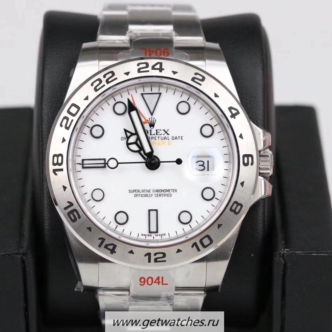 Perfect Replica R01ex Explorer II 216570 GMF V2 SS 904L White Dial 3187