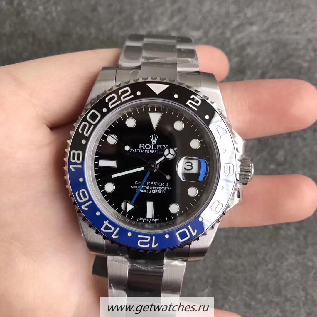 Shop R01ex GMT-Master II 116710 BLNR EWF SS Black Dial 2836