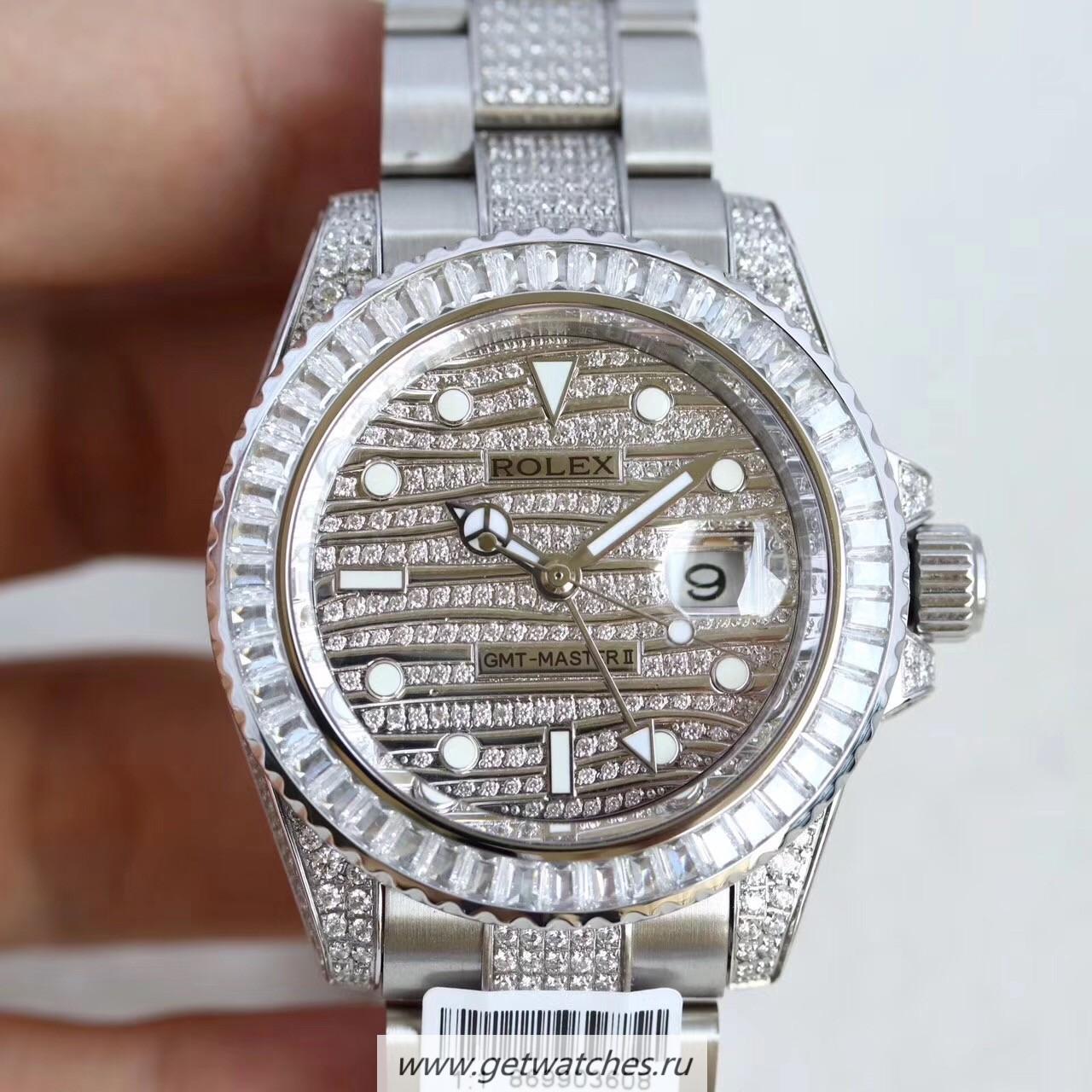 Best Price R01ex GMT-Master II 116769 WTF SS & D1am0nds D1am0nd Dial 2836