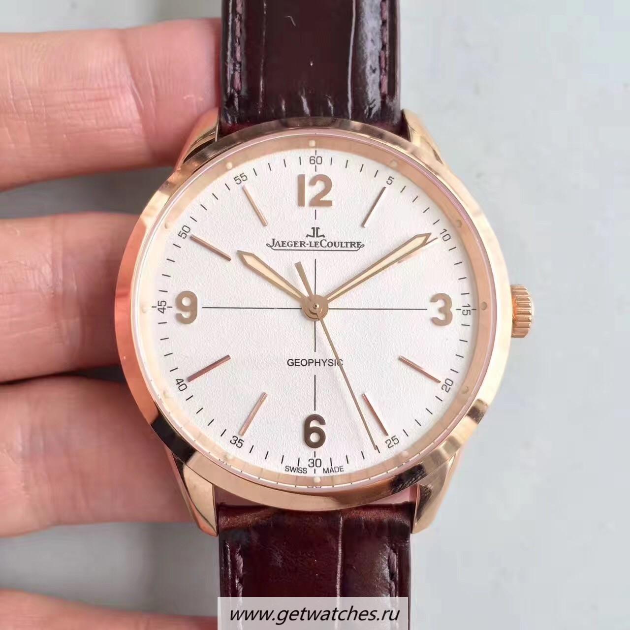 NEW Replica Jaeger-LeCoultre Geophysic 1958 Q8002520 Noob Factory Rose Gold White Dial Calibre 898/1